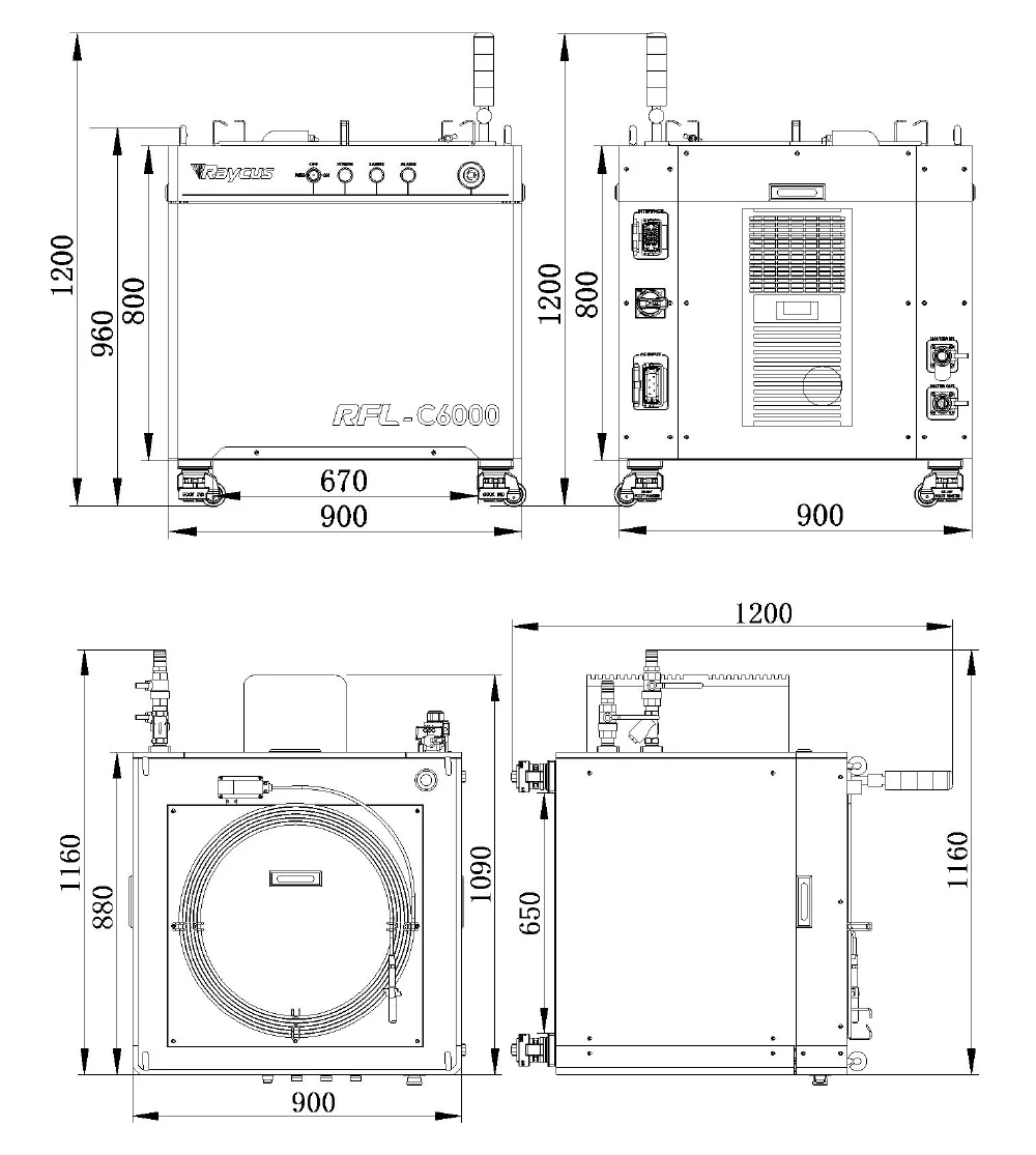 Лазерный источник Raycus RFL-C6000X