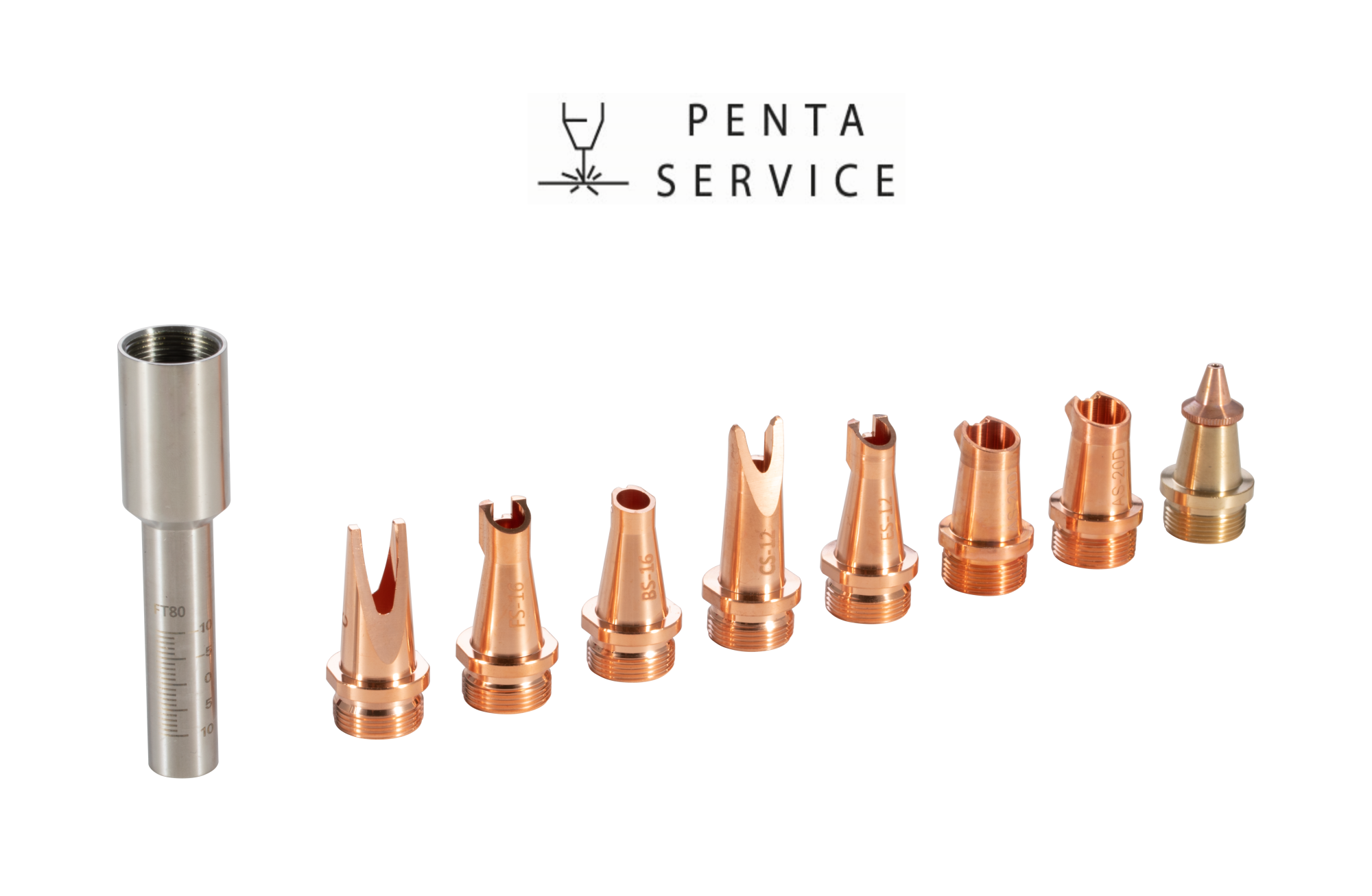 Комплект сопел для лазерной сварки